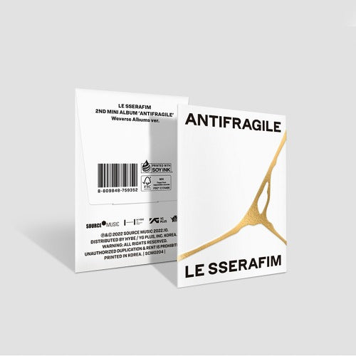 LE SSERAFIM - ミニ 2集 [ ANTIFRAGILE (Weverse Albums Ver.) ]