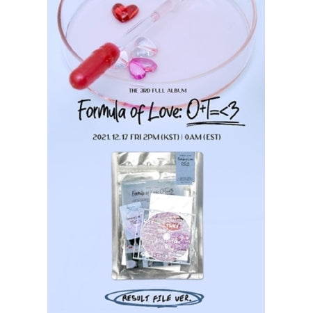 TWICE - 正規 3集 [ Formula of Love:O+T=<3 (Result file ver.) ]